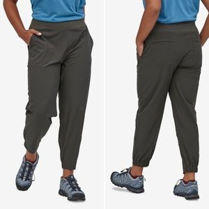Patagonia Happy Hike Pants Joggers, Grey, Large